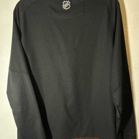 Reebok Philadelphia Flyers 1/4 Zip Pullover Mens Size M - Picture 4 of 6